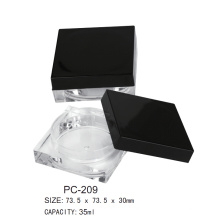 Square Plastic Loose Powder Case PC-209